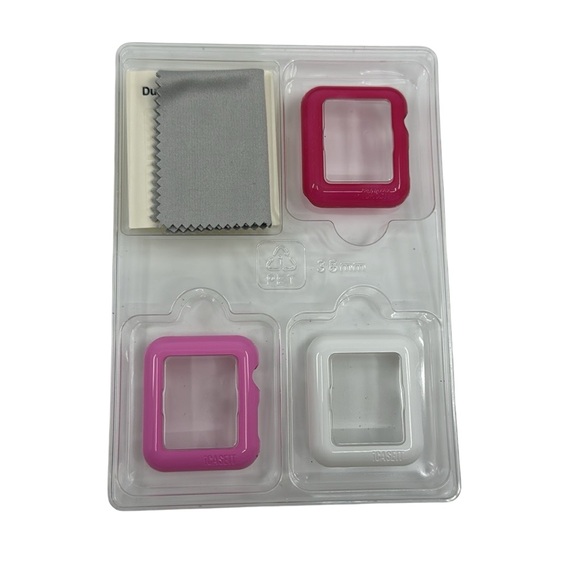 Apple Watch Protection Bundle: 3x Cases & Tempered Glass Screen Protectors - Picture 2 of 6